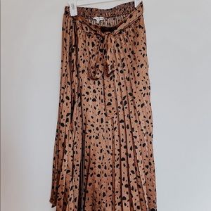 NWT free people satin skirt